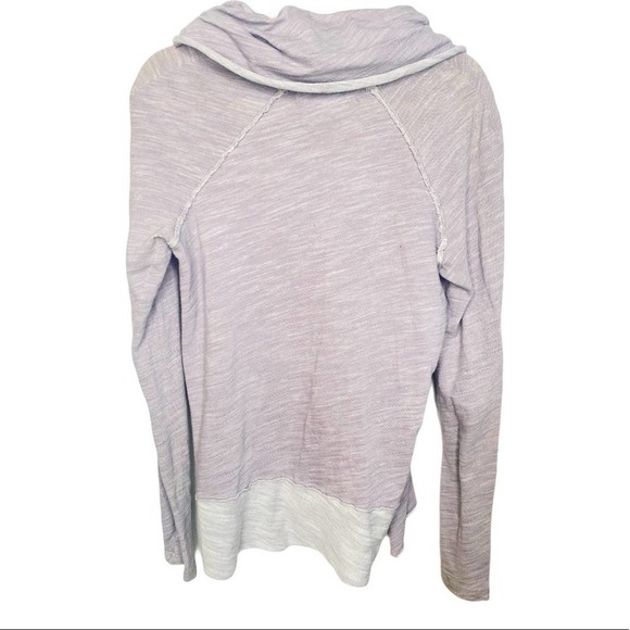 FREE People Cowl Neck Pullover Purple Size Small - Picture 4 of 4